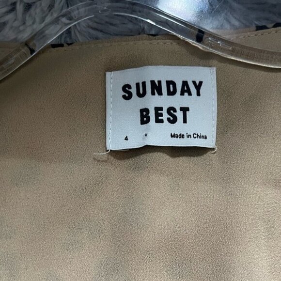 Aritzia Sunday Best Savoy Wrap Dress Size 4 - Picture 10 of 12